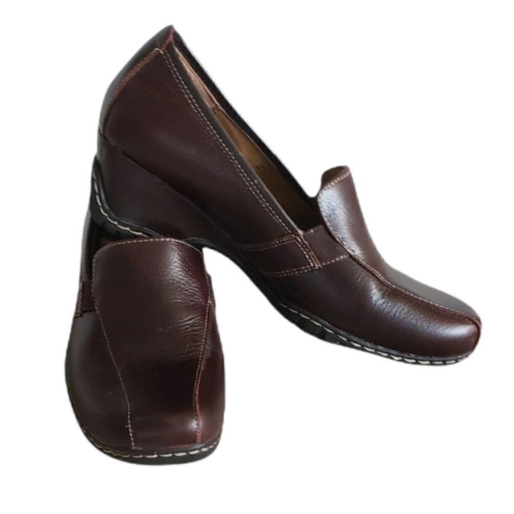 Leather Oxblood Mules  nurse/ doctor shoes